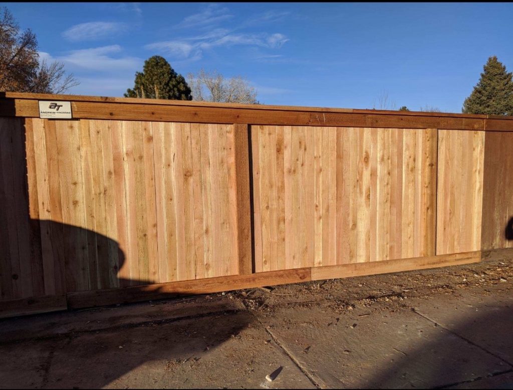 Northglenn 6ft wooden privacy fence